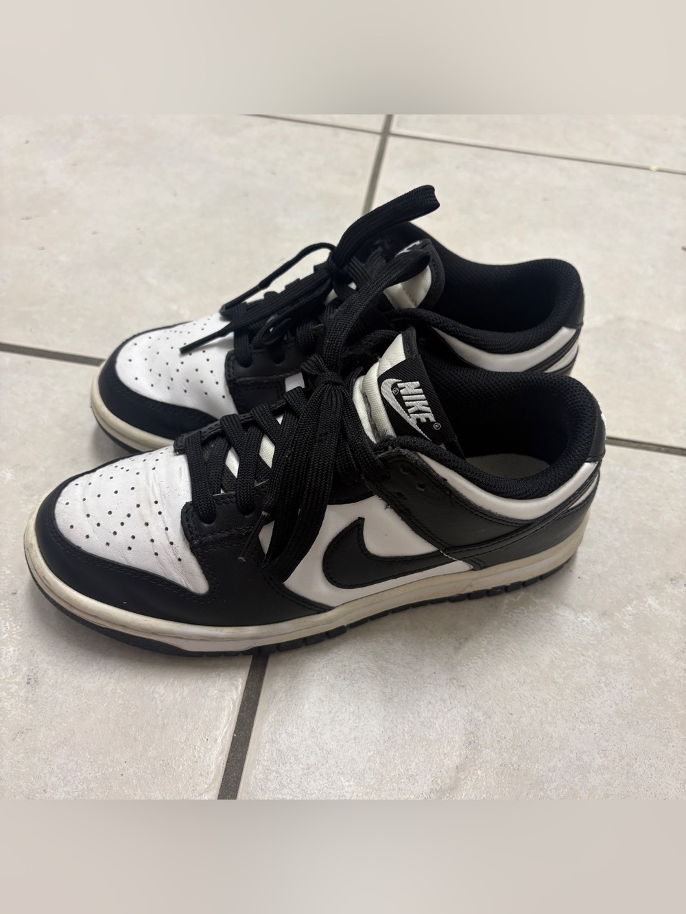 Nike Black and White Low-Top Sneakers